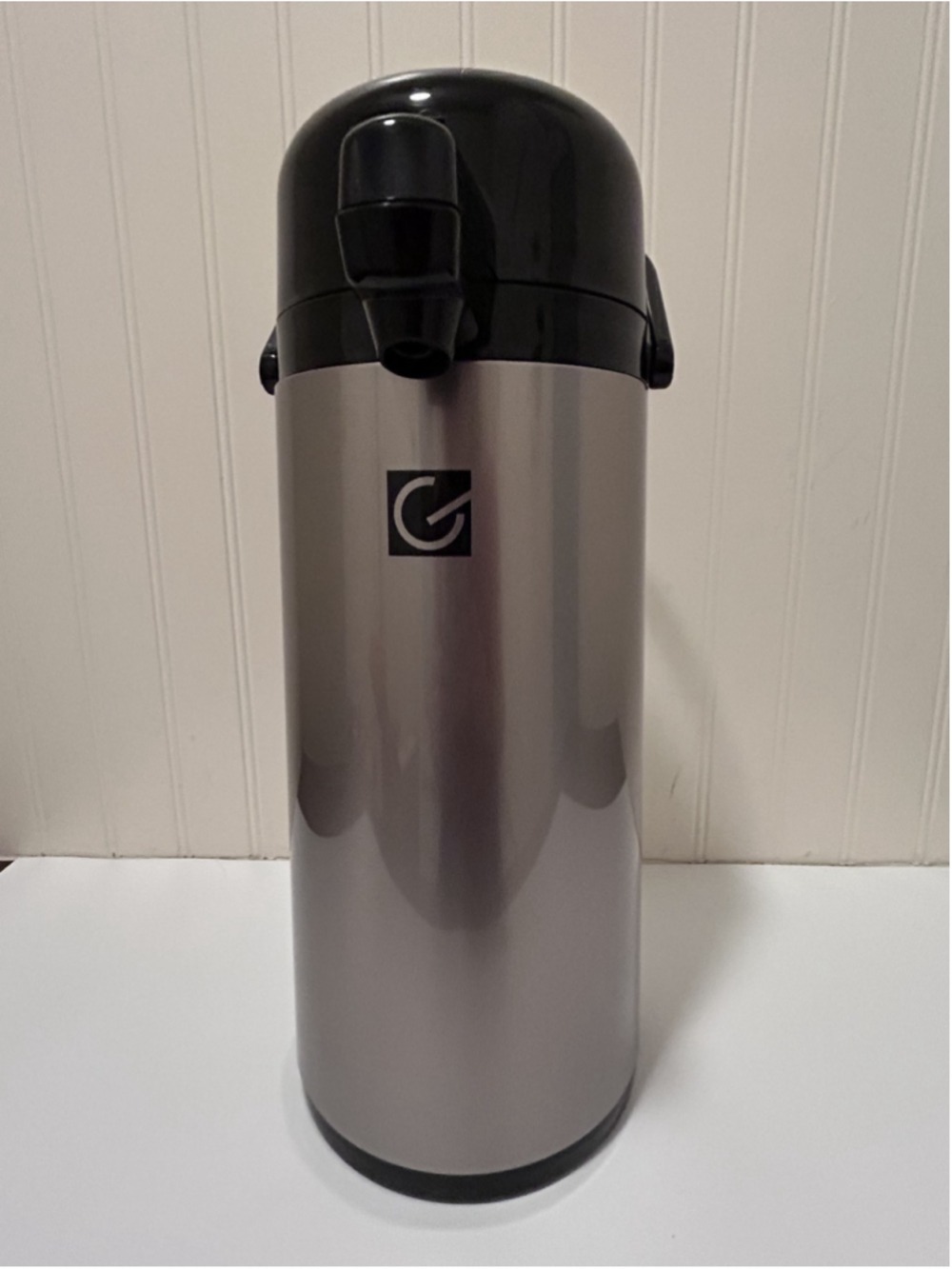 Grindmaster Stainless Steel Silver Airpot Vacuum Coffee Dispenser Pump Lid - Picture 12 of 12